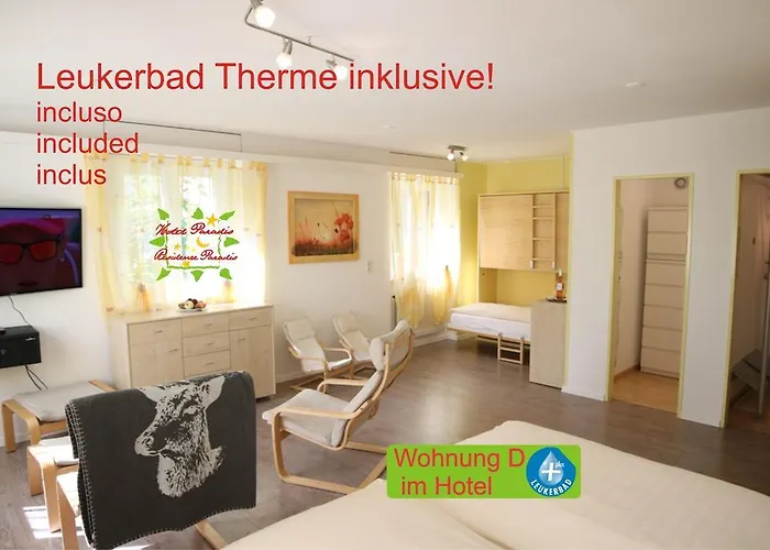 酒店 Paradis-leukerbad-therme 洛伊克巴德