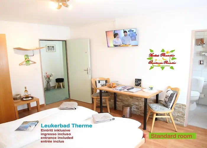 Отель Paradis-leukerbad-therme Лойкербад